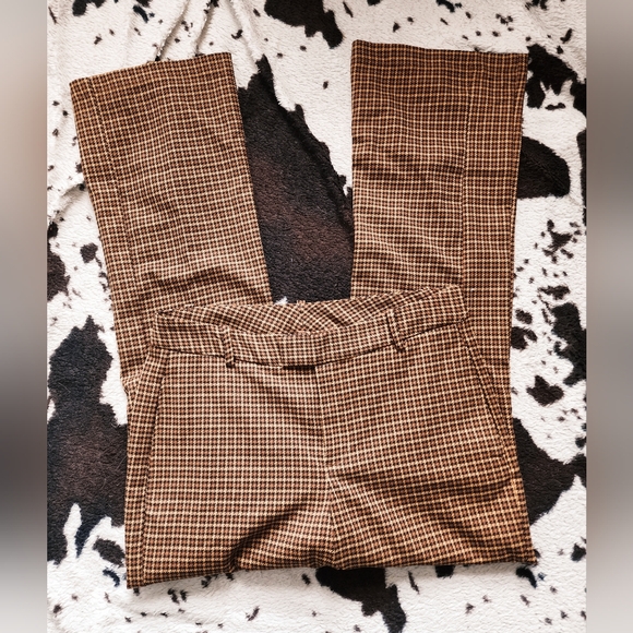 Free People Pants - *NWOT* "FREE PEOPLE " WOMEN'S CHECKERED PANTS - MULTI